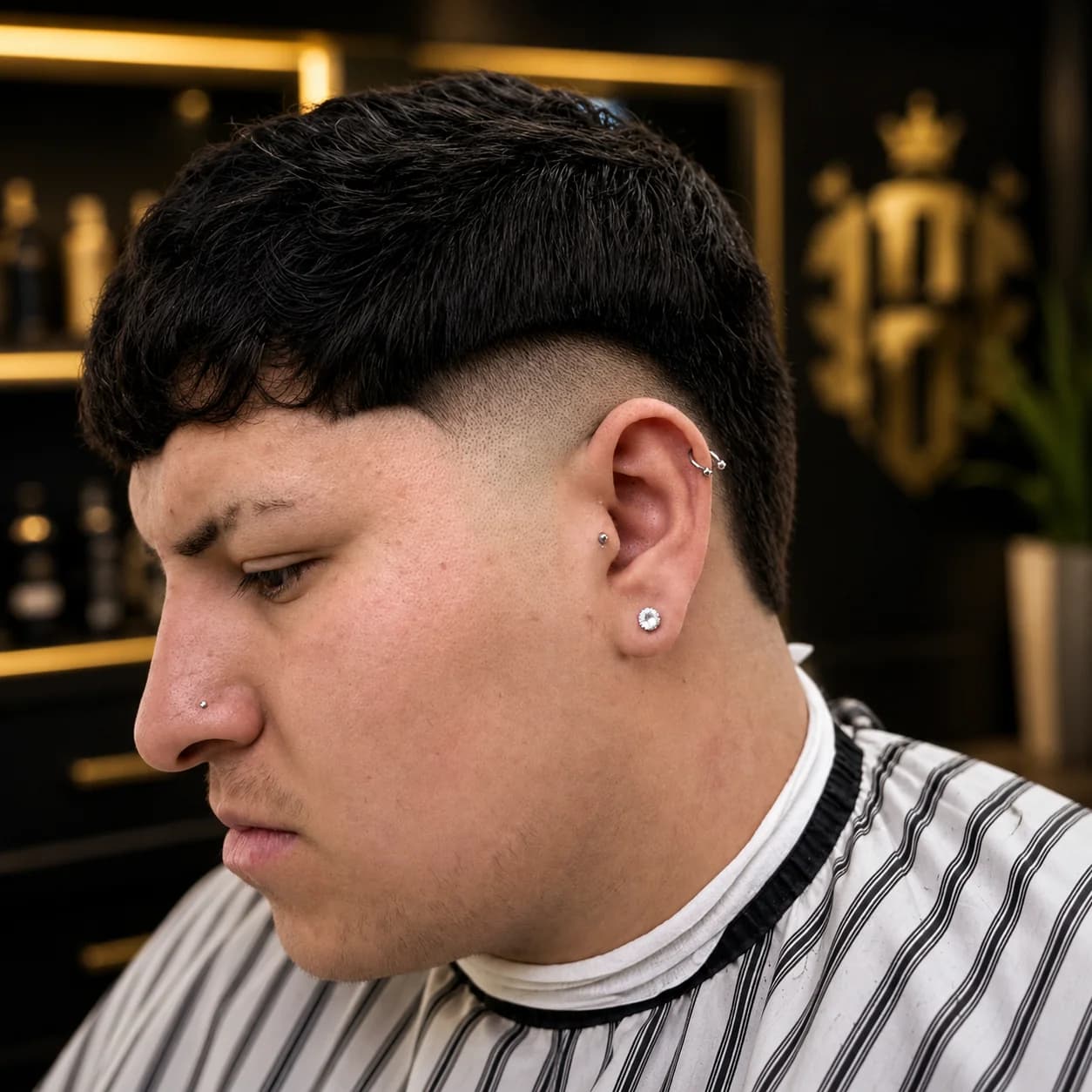 Corte tazón moderno con fade